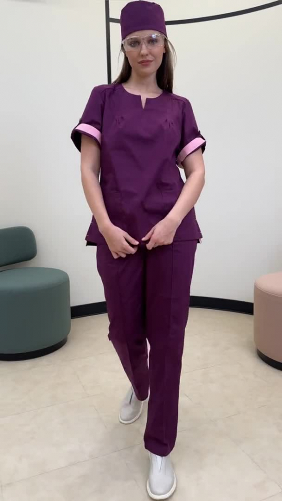 Костюм LINDRED GVENN (ЛИНДРЕД ГВЕНН) короткий рукав женский сливовый